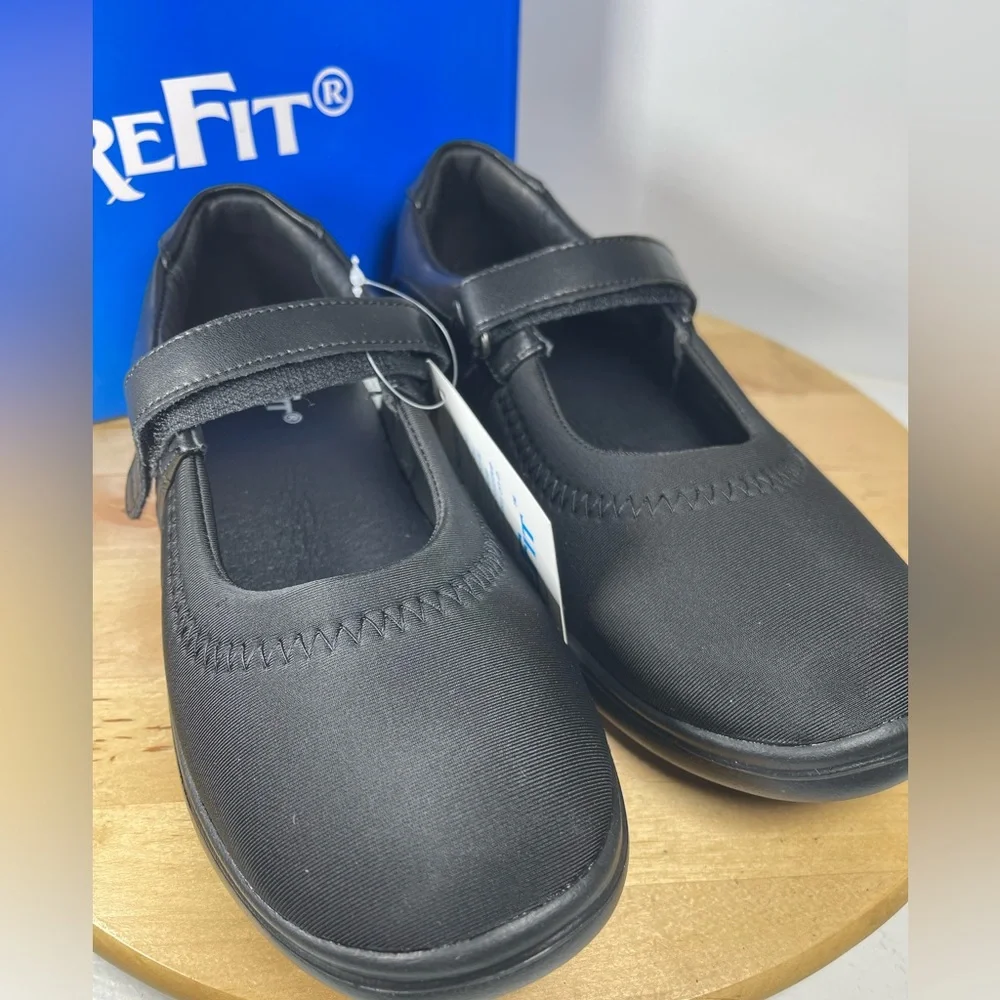 🆕 SureFit NIB ladies comfort walking shoes Mary Jane’s black size 9M Sydney S636